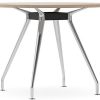 DD Apollo Meeting Table with Chrome Back and Black Rail