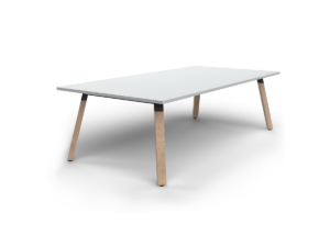 OL Plantation Meeting Table in White Top