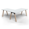 OL Plantation Single Sided Desk with Return