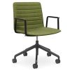 DD Nikola Meeting Chair with Black Arm Rest