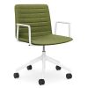 DD Nikola Meeting Chair with White Arm Rest