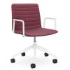 DD Nikola Meeting Chair with White Arm Rest
