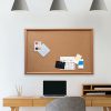 VC Oak Finish Frame Cork Pinboard