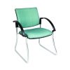 MA Dino 40 Chrome Sled Base Arm Chair