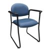 MA Lazer 50 Stackable Sled Base Straight Arm Chair