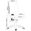 ST Galaxy Fabric Upholstered Ergonomic Task Chair