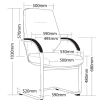 ST Acura Fabric Upholstered Executive Visitor Chair