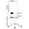 ST Alpha Fabric Upholstered Ergonomic Task Chair
