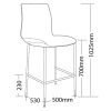 ST Pod 4 Legs Stackable Hospitality High Chair