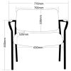 ST Rotary Fabric Upholstered Multi Shift Chair