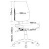 ST Virgo Fabric Upholstered Task Chair