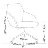 ST Gold 4 Star with Castor Base Fabric Upholstered Boardroom Chair