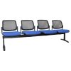 ST Maxi Mesh Back Fabric Upholstered Seat Beam Seating