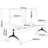 ST Pod Fabric Upholstered Beam Seating