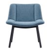 ST Vero Fabric Upholstered Breakout Chair- Black