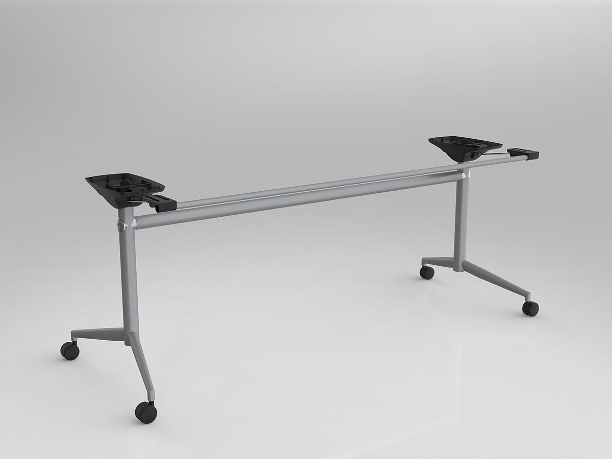 UNIFLIP140-S_F UNI Flip Table Frame to Suit Worksurface Size of 1800-2200mm Length