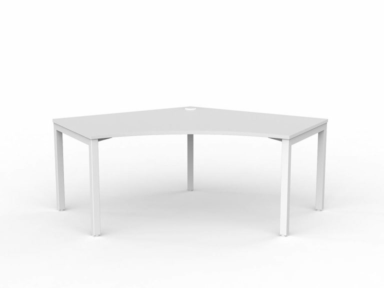 OL Axis Single 120° Workspace Corner Desk